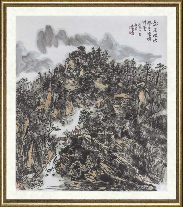 朱元更_水佩青峰