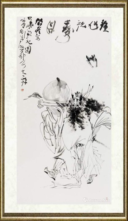 释大禅_钟馗祝寿图