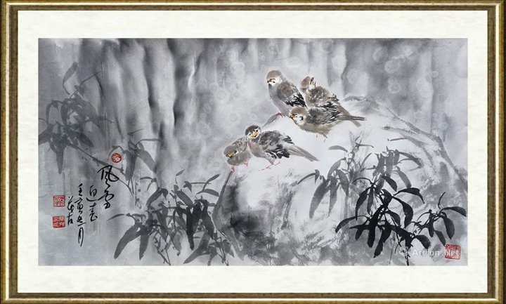 蔡茂友_《风雪迎春》