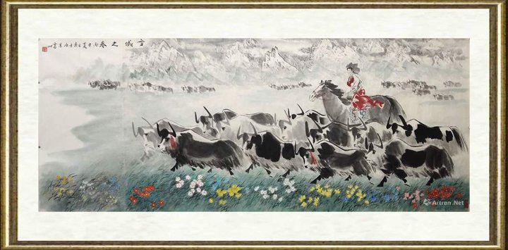 徐震时_《雪域之春》
