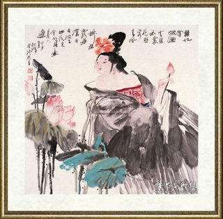 施江城_贵妃赏荷