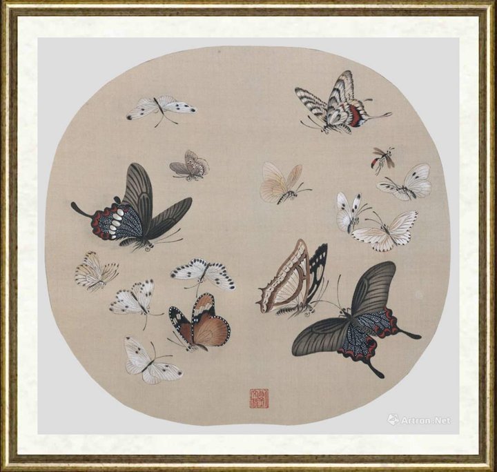 刘文倩_临《晴春蝶戏图》