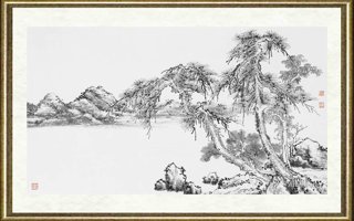 刘文倩_临《松溪图》