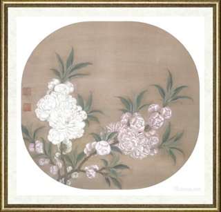 刘文倩_临《碧桃图》