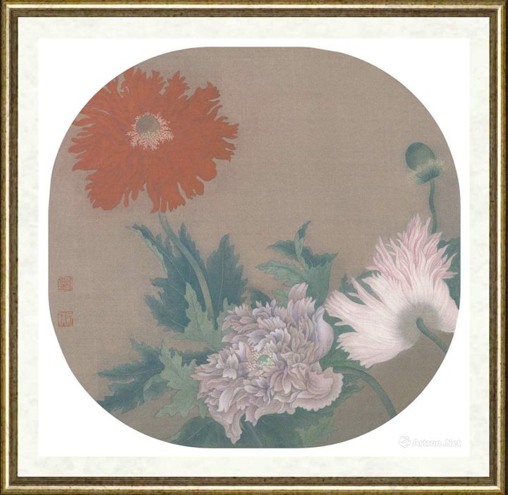 刘文倩_临《罂粟花》
