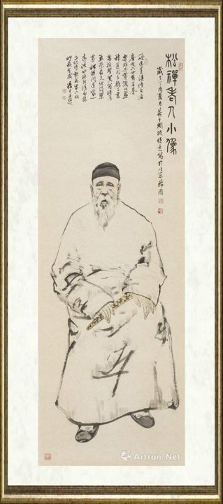 刘波_松禅老人小像