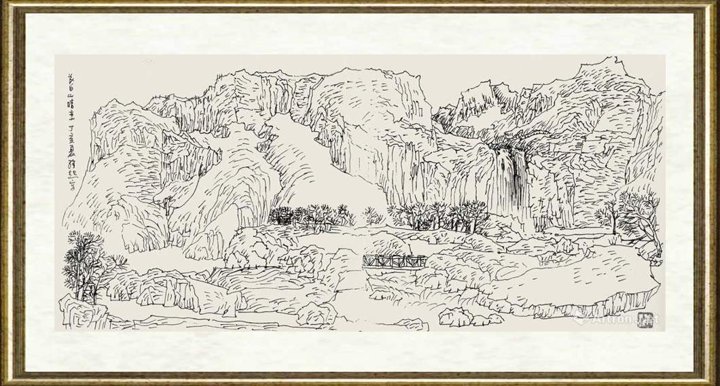 满维起_长白山晴峦