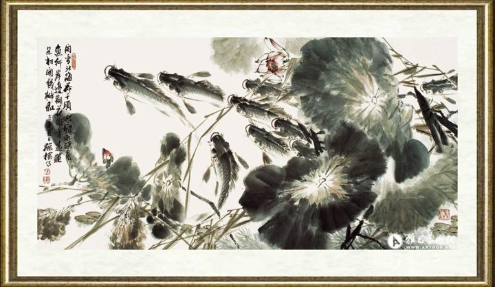 陈葆棣_鱼跃芙蓉池