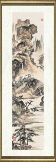 张仲平_秋山鸣钟-安徽省博物院馆藏