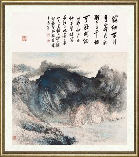 张仲平_长江三峡景象-安徽省博物院馆藏