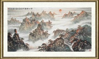 张松_黄山朝晖