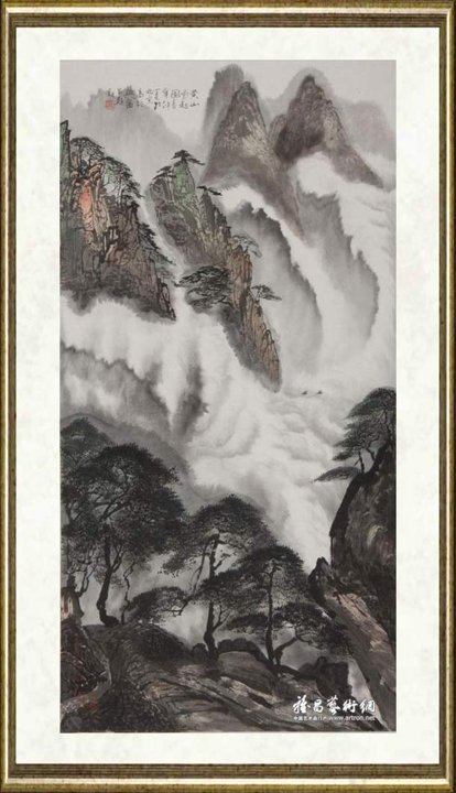 高继兴_黄山云起图