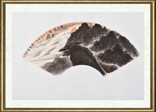 陈廷友_黄山扇面7