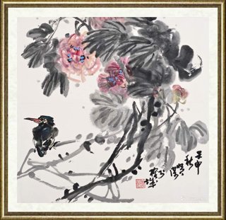 曾贤谋_芙蓉翠鸟
