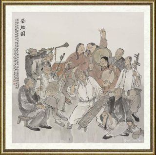 顾平_民盟中央美术作品展