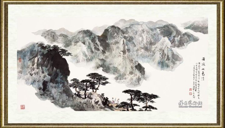 傅二石_雨过山色清