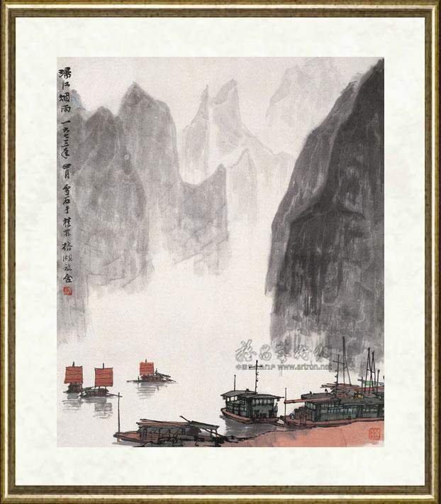 白雪石_漓江烟雨