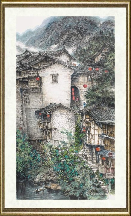 王肖峰_苗家村寨写生