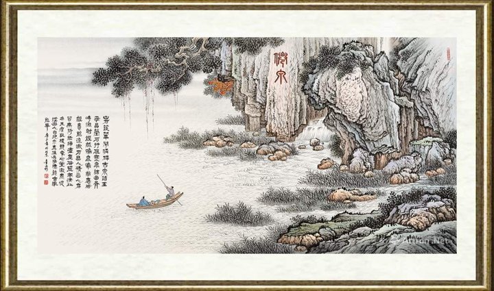 周金山_赤壁游客图