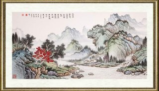 周金山_风波不动影沈沈，翠色全微碧色深（02）
