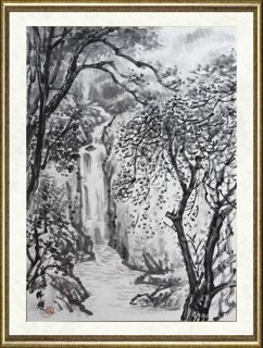 司徒锦璇_观音潭瀑布·南昆山写生
