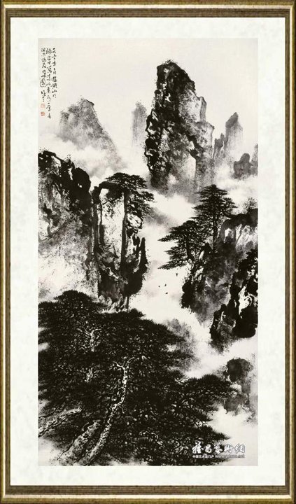 黎雄才_黄山景色