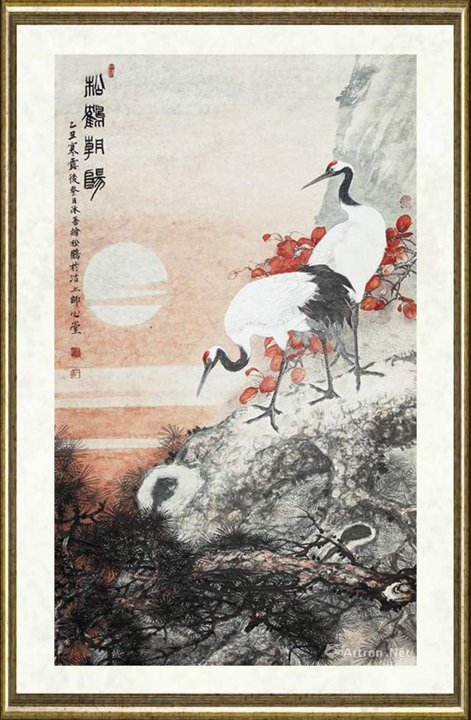 贾冰吾_松鹤朝阳