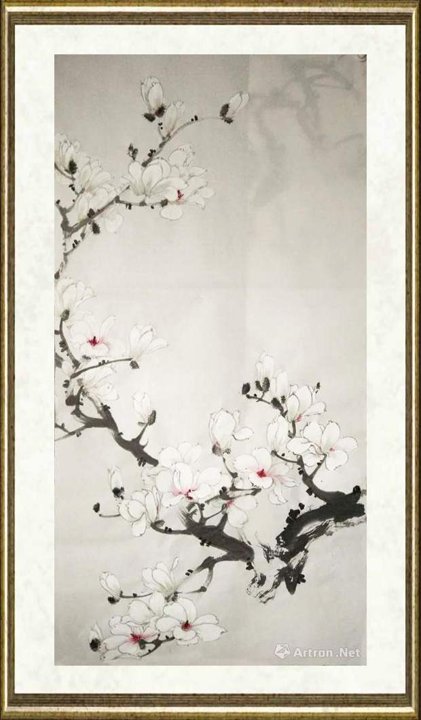 贾冰吾_玉兰图