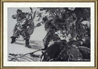 张义潜_连环画京郊之战004