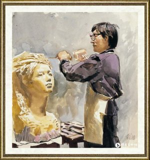戴泽_雕塑家张德华