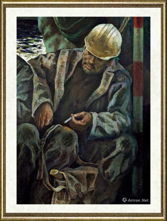 唐小禾_葛洲坝人（三联画）（局部）005