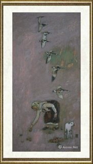 王上武_阿乌尼的村口-组画17
