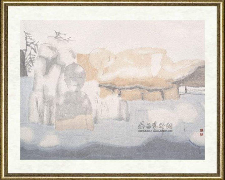 田黎明_高士夏凉(册页图)之八