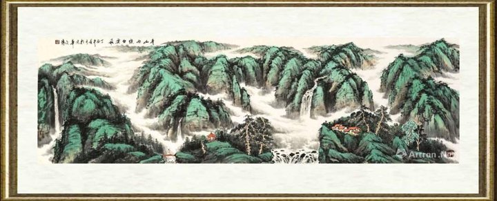 王文博_青山雨后白云飞