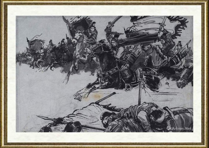 张义潜_连环画京郊之战005